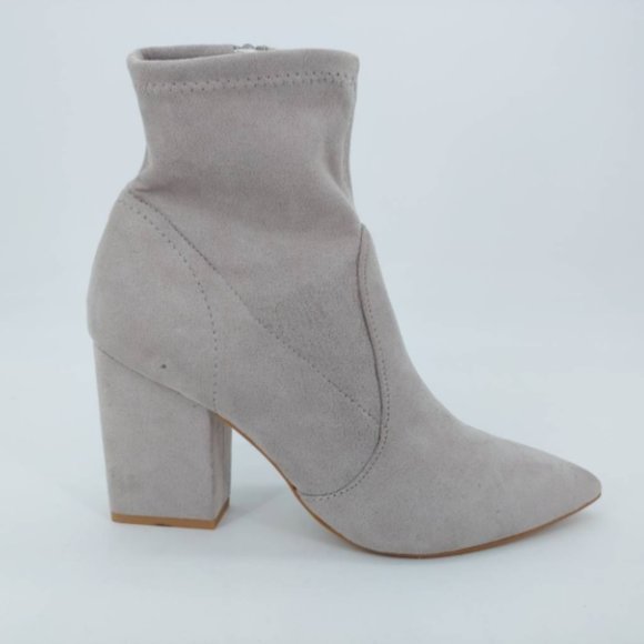 Express Womens Ankle Boots Booties Gray 